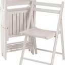 Winsome Robin Folding Set White Chair, Medium, 4-PC (17.64W x 19.8D x 32.68H In)