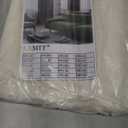 LAMIT Semi Sheer Linen Window Curtains 63 Inch Length, Light Filtering Neutral Curtain Panels Farmhouse Back Tab and Rod Pocket Drapes for Bedroom, Cream Ivory, 2 Panels, 52 x 63 Inch (Natural)