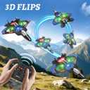Foam Remote Control Airplanes RC Planes for Kids Adults, RC Airplane Fighter Jet with Light, 360 Flip Fighter Jet Toys, Stunt Roll, Airplane Toy Gifts for Kids Boys