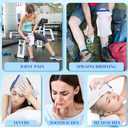 Syhood 6 Pcs Disposable Large Ice Packs for Injuries 7 x 14 Inch Reusable Refillable Ice Bags with Clamp Closure with Soft Outer Covering and Leak Resistant Inner Layer for Pain Relief