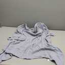 Blissful Diary Muslin Nursing Cover for Breastfeeding, Breathable Breastfeeding Cover up with Arch Neckline for Women, Nursing Apron(Light Blue)