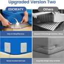 Bed Sheet Holders for Corners, New Upgrade Fitted Sheet Holder Keep Sheets Firm & Tight for Most Mattress/Sheet Sizes, Bed Sheet Straps with Anti Locks, Bed Lock Sheet Holders 4PCS