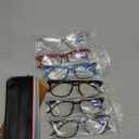 6 Pack Reading Glasses for Women, Reading glasses men, Blue Light Blocking Readers, Computer eye glasses, Cheaters, +1.25 