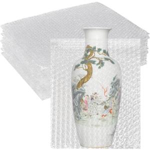 14 Pack Clear Bubble Out Bag Pouches,18x22 inch Large Bubble Bag for Extra Protection,Double Walled Shockproof Bubble Cushioning Wrap Bag Pouches for Storage,Shipping,Moving,Packing Supplies