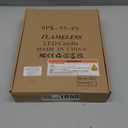 Raycare Flameless Candle with Remote Timer  9 Flickering Acrylic Battery Operated LED Pillar Candles with Embedded Star String for Halloween, Home Decor, and as a Gift (Orange)