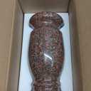 Granite Cemetery Vase for Grave Markers, Headstone Memorial Flower Holder