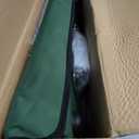 Heated Cat House for Outside, Waterproof Awning & Escape Door Heated Cat Houses for Indoor/Outdoor Cats in Winter, Elevated & Insulated Outdoor Cat Shelter for Feral Cat(Green, 25.2"x16.5"x13")