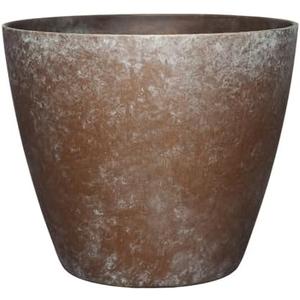 Classic Home and Garden Vogue Planter Pots w/Pottery Quality Finish - Modern Indoor & Outdoor Flower Pots - UV-Resistant Porch Planters - Decorative Pot for Flowers & Herbs (8” Weathered Copper)