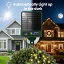 Solar Wreath Hangers for Front Door with 250 LED Lights, Compatible with Lighted Wreaths, Large Suction Cup Hook for Glass Window Outdoor Porch Decorations