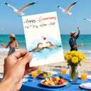 3 x Anniversary Card for Men, Romantic & Funny Anniversary Day Gift for Him or Her, Husband Wife & Boyfriend Girlfriend, Cute Home Decoration, Double-Sided (06)