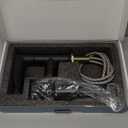 MakeFit Bathroom Faucets, Waterfall Sink Faucet with Hard Water Filter, Black Rv Bathroom Sink Faucet with 360° Swivel Spout for 1-Hole or 3-Hole, Single Handle Bathroom Sink Faucet with Pop Up Drain, Black