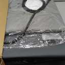 Outdoor Heated Cat House in Winter,Extremely Insulated & Weatherproof,Feral Cat Shelter with Waterproof Eaves & Escape Door for Outside Stray Barn Cat(Dark Grey,23.6"x16.5"x13.4")