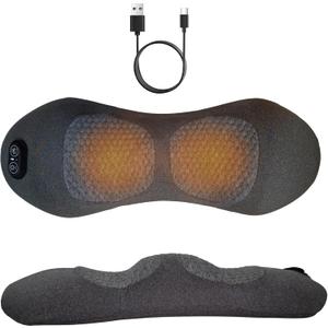 3 in 1 Lumbar Massager for Lower Back Pain & Sciatica Massager, Smooth Comfort with Triple Function Fusion, Heated Lumbar Support Pillow, Back Massager Pillow, Spine Relief Chair Lumbar Massage Pillow