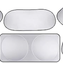 Car Sunshades for Windows – 6-Piece Set, UV Protection, Heat Reduction, Universal Fit