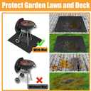 Grill Mats for Outdoor Grill, 65 x 48 in | Gas grills mat to protect patio and deck, oil-proof griddle accessories compatible with blackstone, weber, royal gourmet