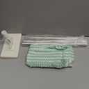 Snap Grip Mini Mop,Cloth Changing Mini Mop,Zero Touch MiniMop,Automatic Hands Free Push Pull Handle,Disposable Dust Mop with 10 Reusable Cloths for Wall Bathroom Toilet Corners Cleaning