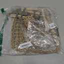 Hamiledyi Rabbit Seagrass Mat Bunny Chew Toys for Teeth Hanging Activity Mat Rabbit Enrichment Activity Mat Small Animal Toys for Hamster Guinea Pigs Gerbil Birds