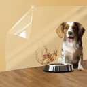 Clear Wall Protector, Non Adhesive Static Cling Removable Contact Paper, Plastic Stickers for Kitchen & Office from Trash, Chair Back, Wallpaper, Furniture, Door Scratch Dog Cat 6.6ft