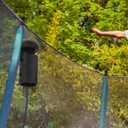 10pcs Black Trampoline Pole Covers,Plastic Replacement Trampoline Parts, Protective Rod Caps for VOutdoor Use Various Models