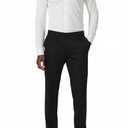 Beninos Men's Wrinkle Free Dress Shirts Slim Fit Long Sleeve Casual Button Down Shirt (White, S)