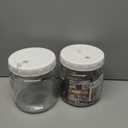 2 Pack Fermentation Jars with 3 Airlocks, Half Gallon Glass Jars with Airtight Lid, 64 oz Wide Mouth Mason Jar with Scale Line for Pickling, Mead Making, Kimchi, Sourdough and Food Containers
