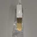 Taozun Adhesive Towel Rack/Hand Towel Holder, Gold Towel Holder for Bathroom Towel Bar Stick on Wall, Stainless Steel Brushed Towel Ring, 1 Pack