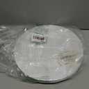 ELEGANT DISPOSABLES 13'' Party Chargers Large Plates & Platters Great for Elegant Party's Weddings Tableware Great for Serving dish White Pack of 12