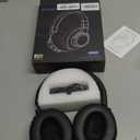 KVIDIO Active Noise Cancelling Headphones, 70 Hours Playtime Bluetooth Headphones Wireless with Microphone, Transparency Mode, Deep Bass and Hi-Fi Stereo Sound Over Ear for Travel Office