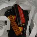 Amazon Basics Remote Control Steam Engine Hobby Train Set with Tender and Gondola and Caboose, working light and realistic sounds Age 3 or up Perfect for Kids, Multicolor