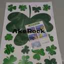 St Patricks Day Window Clings, 109 Pcs Shamrock Window Stickers for St Patricks Day Decorations