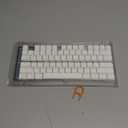 Womier Keycaps, Low Profile Keycaps, Shine Through Custom PBT Keyboard Key caps for 60% 65% 75% 80% 100% Cherry Gateron MX Switches Mechanical Keyboard,White Backlight