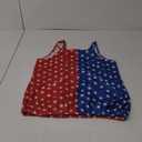 LLHXRUI American Flag Hollow Out Wrap Camisole Tank Top for Womens 4th of July Shirt Loose Casual Summer Beach Shirts Camis (Small, Multicolor)