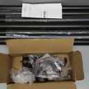 Lootkell Modern Brown Curtain Rods for Windows 48 to 84 Inches Adjustable Length Heavy Duty 1" Diameter Window Curtain Rod with Decorative Finials for Outdoor Farmhouse Bedroom Kitchen Living Room