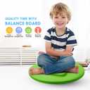 Kids Maze Balance Board - Wobble Trainer for Ski Surf Snowboard, Non-Slip Sensory Rocker Ages 3-12, Core Therapy & Skate Prep, 17.3 inches x 16.2 inches x 3.3 inches