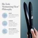 Bio Ionic 10X Styling Iron, Hair Straightener with 1" Sonic Vibrating Plates, Flat Iron with Ion Generating Mineral Complex, Versatile Styler for Wavy & Straight Hairstyles