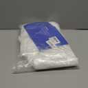 MIULEE White Linen Curtains Short 60 Inch Length 2 Panels for Kitchen Bedroom, Soft Thick Linen Textured Window Drapes Semi Sheer Light Filtering Back Tab Rod Pocket Burlap Look Decor