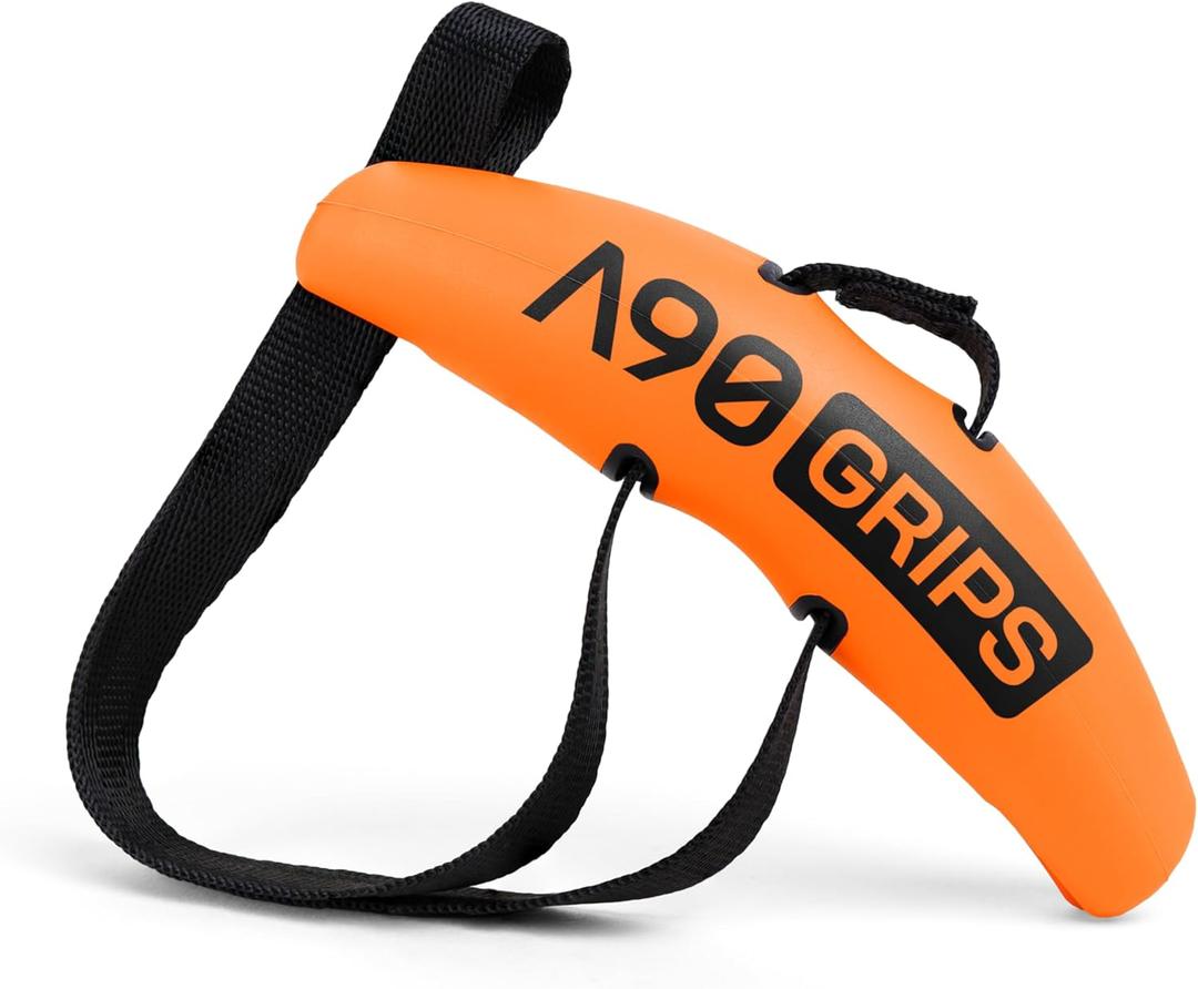 Angles90 Original Pull-Up Grips - Lat Pulldown Attachment - T-Bar Row & Cable Machine - D Handle - Forearm Strength Trainer - Gym Equipment - Exercise Equipment - Grip Strength Trainer (A90 Grip Handles)