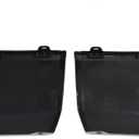 Left and Right Black Rear Bumper Caps Cover Compatible with 2022-2023 Tundra 52181-0C050 52182-0C050