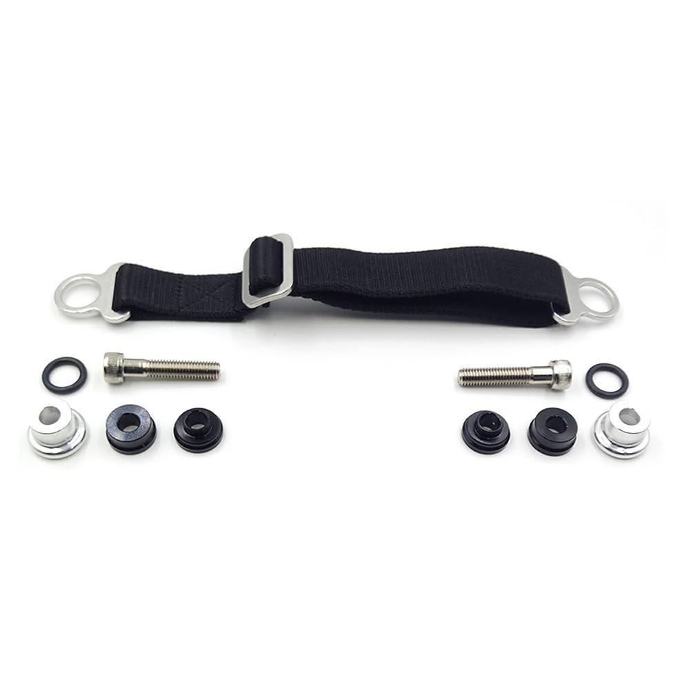 OTOM Rear Adjustable Rescue Strap Pull Strap Rope for Motorcycle Dirt Bike CRF YZF YZFX WR RMZ C2 (Black)