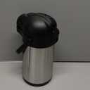 Thermal Coffee Carafe 74Oz, Keeps Drinks Hot for 12Hrs & Cold for 36Hrs, Insulated Stainless Steel Coffee Carafe for Hot Drinks, Easy One-Handed Dispensing for Office, Home, Party, Durable Tea Flask (Silver)