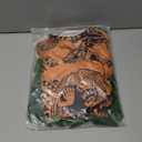 Kids Boys Halloween Long Sleeve T-Shirts Pants Cosplay Suits Christmas Costume With Leaf Skirts (110 (3-4 years), Brown)