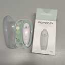 Momcozy Baby Nail File Electric, Gentle Baby Nail Trimmer Electric, Baby Nail Clipper with Night Light, 7 Grinding Head Replacement Pads, Green