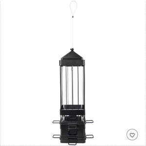 Nature's Way Bird Products Squirrel Shield Metal Squirrel Proof Advantage Cage Feeder 3.2 qt