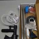 Aquarium Gravel Cleaner,Fish Tank Cleaner,Manual Vacuum Water Changer with 30ml Aquarium Vacuum Waste Remover Dropper, Cleaning Brush,Use for Water Changing Gravels Sand Washing