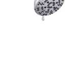 2 Handle Shower Faucet,Wall Mounted Two Handles Shower Faucet Set with 8 Modes Rainfall Shower Head,2 Knobs Single Function Shower Trim Kit with Rough-in Valve,Chrome