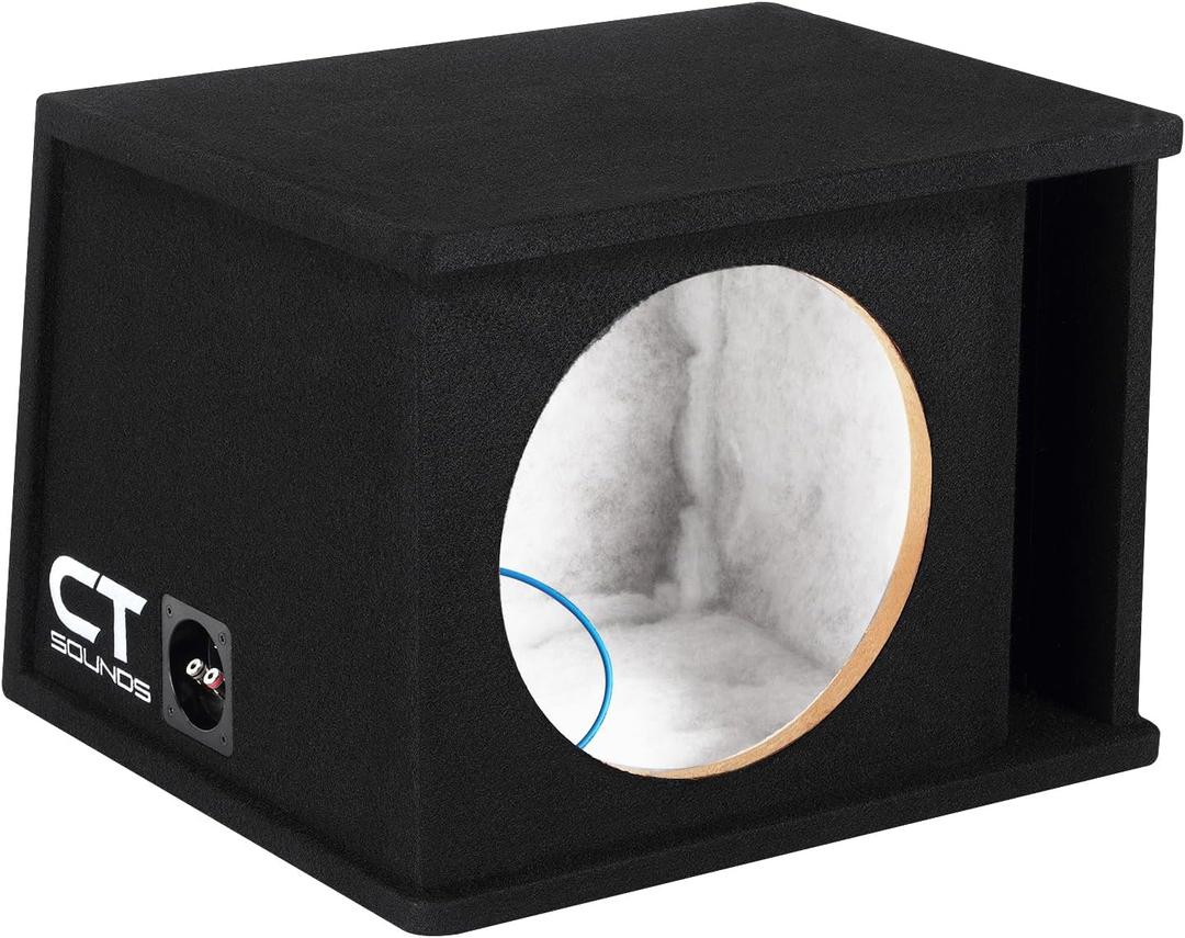 CT Sounds CT1X12 Single 12 Kerf Port Universal-Fit Car Subwoofer Box
