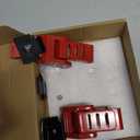 RT-TCZ for Wrangler Hood Latches Catch Kit Compatible with Jeep Wrangler JK JL Gladiator JT Red Exterior Accessories 2pcs (3-Stripes)