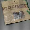 PUPTECK Non Slip Dog Socks to Prevent Licking for Hardwood Floors, Shoes for Hot Pavement Summer Dogs Traction Control Booties Paw Protectors Boots Cold Winter (Medium(2 Pair), Khaki)