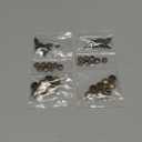 Brass Screws, Decorative Screws with Caps, 16 Pcs Self Tapping Bronze Screw 9mm Mirror Screw Cover for Furniture Fixing (Bronze)