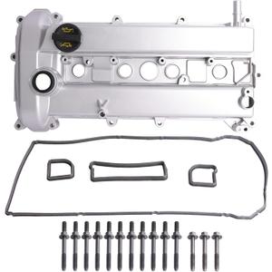 MITZONE Upgrade Aluminum Valve Covers Kit Compatible with Ford Fusion Escape Mercury Mariner Milan Lincoln MKZ 2.5L 3.0L 3.5L 2009-2012 9E5Z6582G 9E5Z6582E 9E5Z6582D 9E5Z6582C 9E5Z6582B